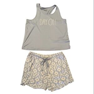 Rae Dunn  'Day Off' Tank and Shorts PJ Set